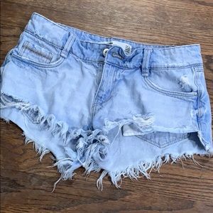 Zara jean shorts